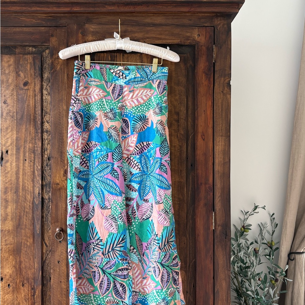 Cynthia Rowley Wide Leg Linen Pants